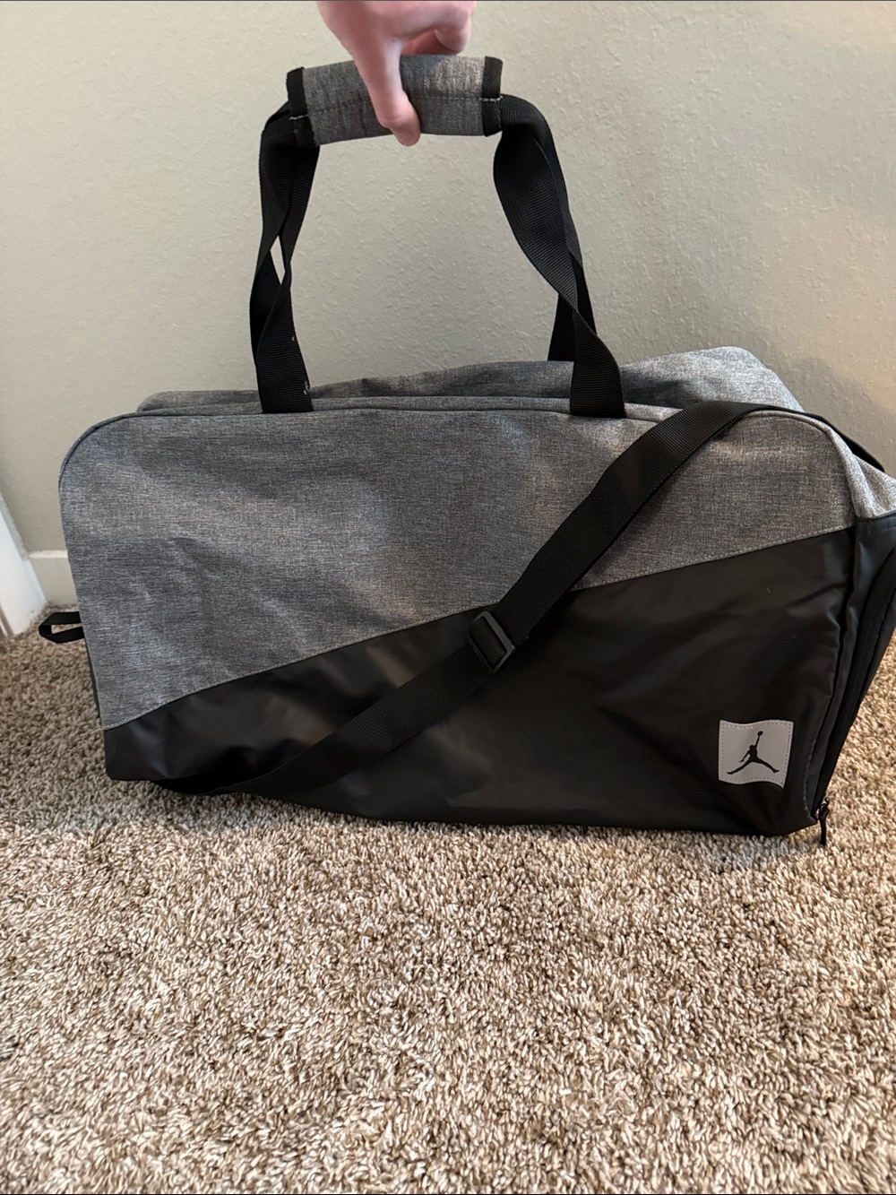 Nike Air Jordan Jumpman Large Duffel Bag ‘Black/Gray’